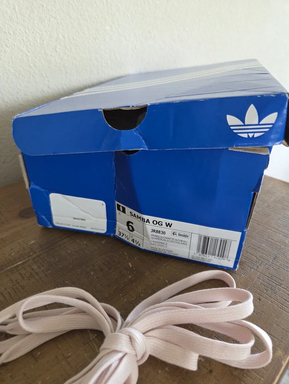 Adidas Womens Samba OG Athletic Shoe  Wonder Quartz Size 6 NWT